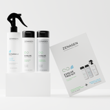 Zenagen Evolve Trio Kit with bottles and packaging on a white background