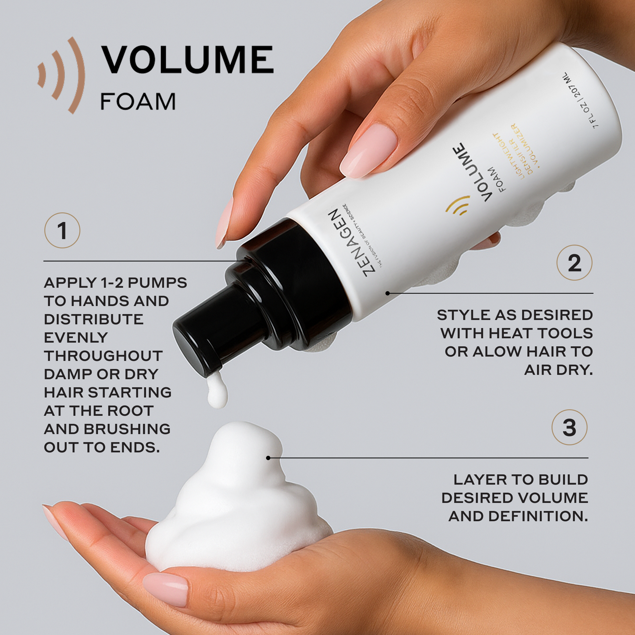 Thickening Volume Foam
