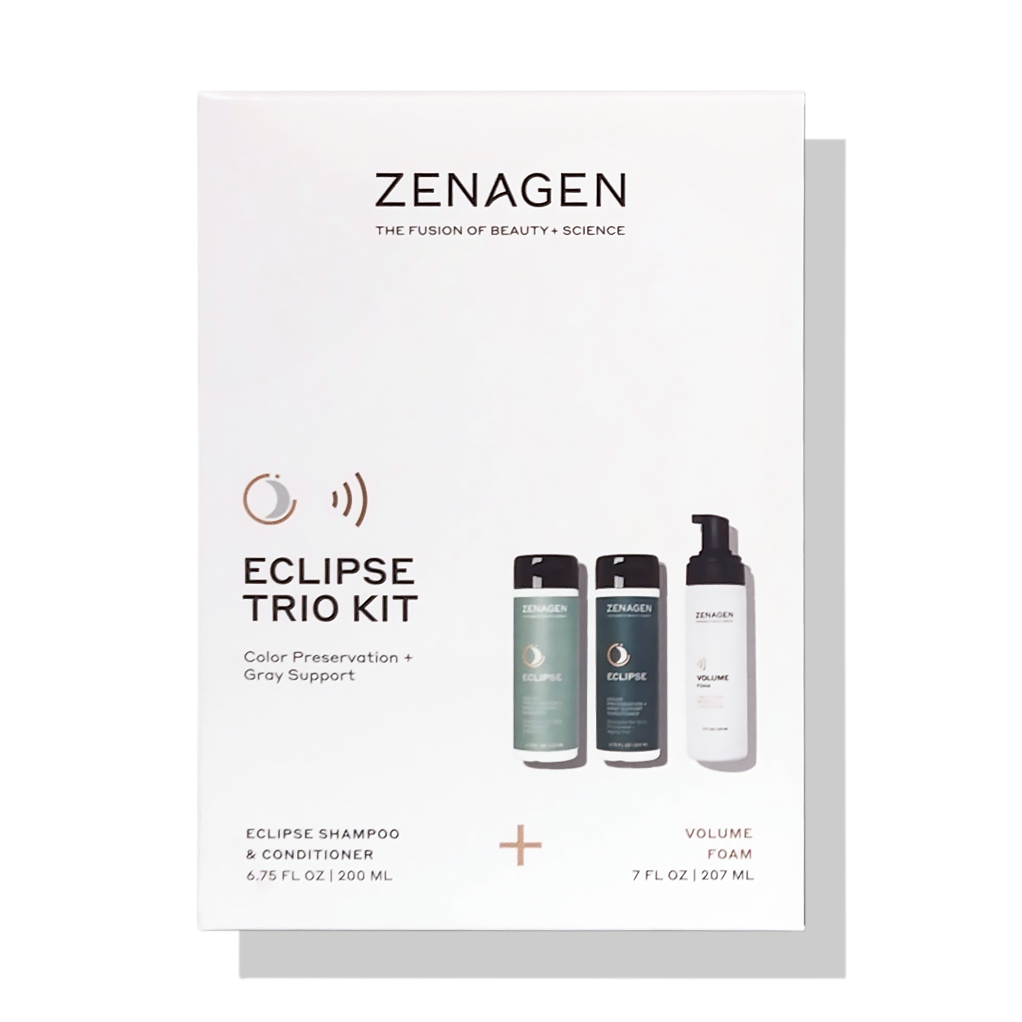 zenagen eclipse trio kit for color preservation and gray support