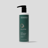 Zenagen Eclipse Color Preservation and Gray Support Conditioner 16 oz pump bottle designed for dull, processed, and aging hair to help maintain color vibrancy and improve softness and shine.