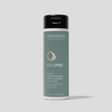 Zenagen Eclipse Color Preservation and Gray Support Shampoo 6.75 oz bottle formulated for dull, processed, and aging hair to help protect color and enhance shine.