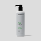 Zenagen Evolve Nourishing Conditioner 16 oz professional pump bottle, repair and protect formula for visibly damaged and dull hair that helps improve softness, manageability, and healthy-looking shine.