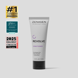 Zenagen Revolve Conditioner 2.5 oz travel size tube, conditioning formula for fine and visibly thinning hair that promotes smooth texture, hydration, and healthy-looking volume.
