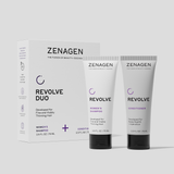 Zenagen Revolve Women’s Travel Duo with shampoo and conditioner for fine and visibly thinning hair.