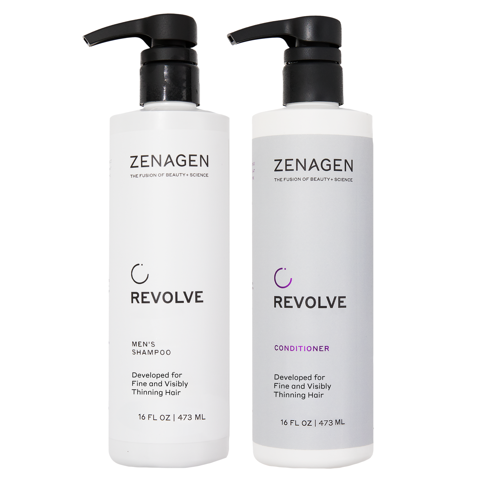 Zenagen Revolve Thickening Hair Loss Shampoo and Conditioner for Men