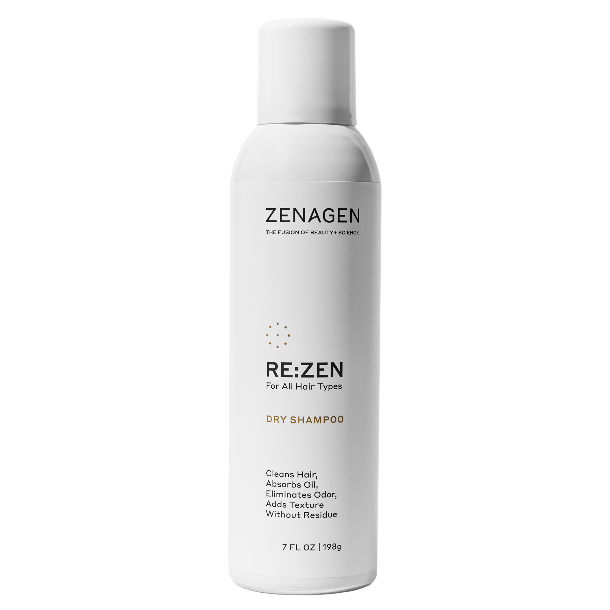 Zenagen Rezen dry shampoo botlle